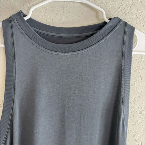 Lululemon Ease of it All Dress Graphite Grey Casual Minimal Comfort Lounge - Picture 3 of 8